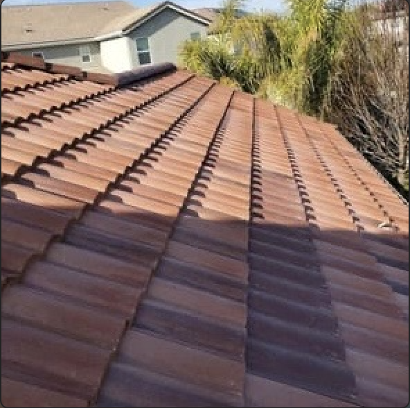 Sacramento home after tile roof replacement